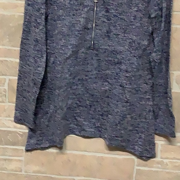 Cable & Gauge - Sz M - Blue Gray soft flowy a-cut long sleeve shirt/ Sweater - Picture 4 of 4